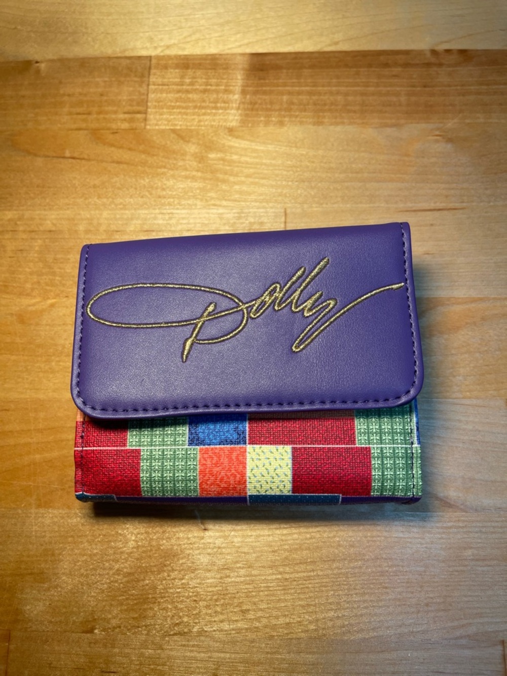 Dolly Parton Coat of Many Colors Loungefly Mini Backpack with Matching Wallet - Picture 4 of 16